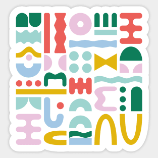 Handmade abstract pattern - 1 Sticker